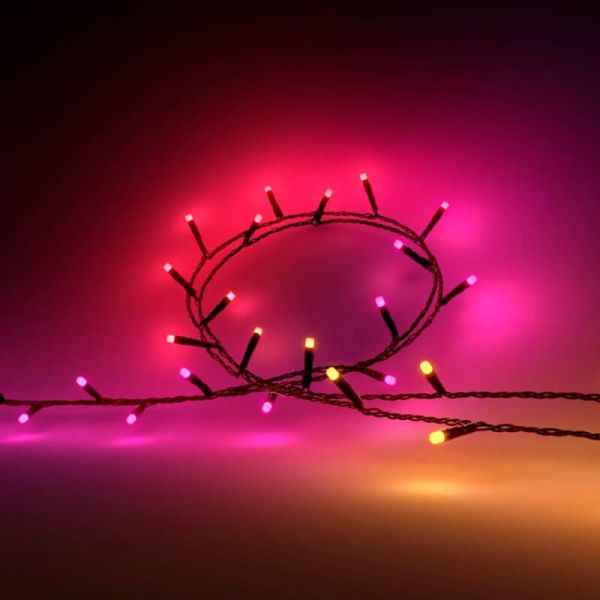 Guirnalda de luces 20 metros Philips Hue Festavia string lights 500 luces LED IP44/IP54 14W 8720169246867