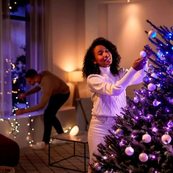 Guirnalda de luces 20 metros Philips Hue Festavia string lights 500 luces LED IP44/IP54 14W 8720169246867