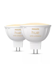 Pack 2 Focos LED Philips Hue White Ambiance 12V MR16 GU5.3 5W | LeonLeds