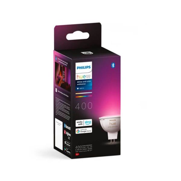 Foco LED Philips Hue White and Color Ambiance 12V MR16 GU5.3 5W |LeonLeds