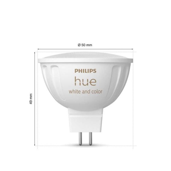 Foco LED Philips Hue White and Color Ambiance 12V MR16 GU5.3 5W |LeonLeds