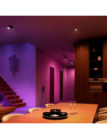 Pack 2 Spots LED Philips Hue Blanc et Couleur Ambiance 12V MR16 GU5.3 5W |LeonLeds