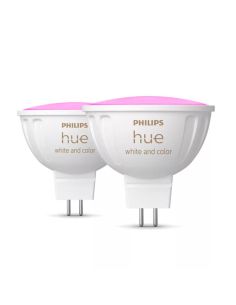 Pack 2 Focos LED Philips Hue White and Color Ambiance 12V MR16 GU5.3 5W |LeonLeds