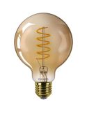 Bombilla LED globo dorada Vintage G93 Gold E27 4W - 25W 1.800K 250Lm Philips 8718699759698 | LeonLeds