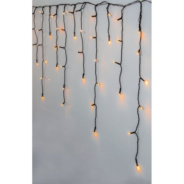 Cortina de Guirnaldas LED con distinta altura GOLDEN WARM WHITE tira de luces interior y exterior 5900x550mm