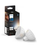 Pack 2 Focos LED inteligentes Philips Hue White Ambiance 12V MR16 GU5.3 5W Philips | LeonLeds