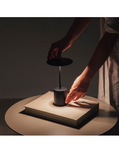 Lampe de table LED portable rechargeable YORU, couleurs - 2700K, 400Lm, 2,6W ambiante, intérieure et extérieure