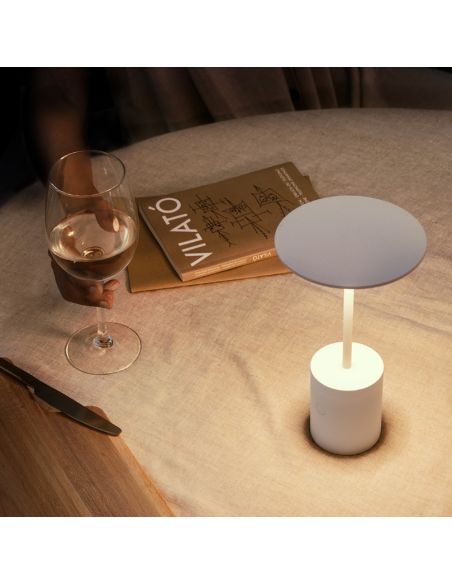 Lámpara LED de mesa portátil YORU recargable, colores - 2700K, 400Lm, 2.6W ambiente, interior y exterior
