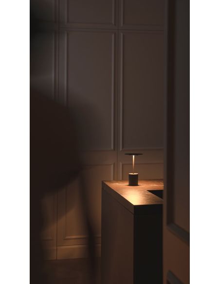 Lámpara LED de mesa portátil YORU recargable, colores - 2700K, 400Lm, 2.6W ambiente, interior y exterior