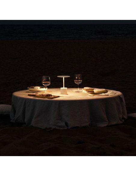 Lámpara LED de mesa portátil YORU recargable, colores - 2700K, 400Lm, 2.6W ambiente, interior y exterior