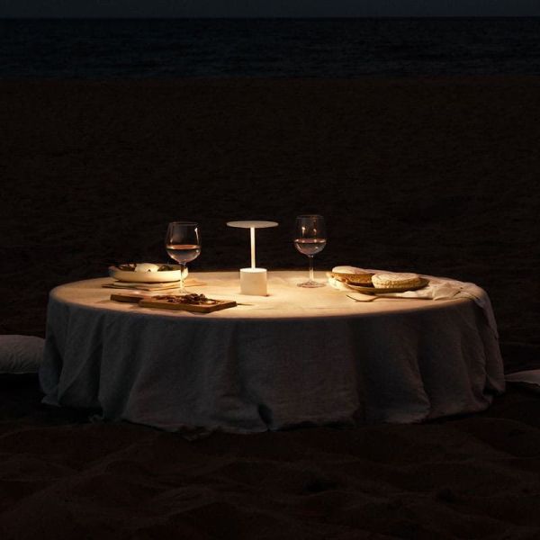 Lámpara LED de mesa portátil YORU recargable, colores - 2700K, 400Lm, 2.6W ambiente, interior y exterior