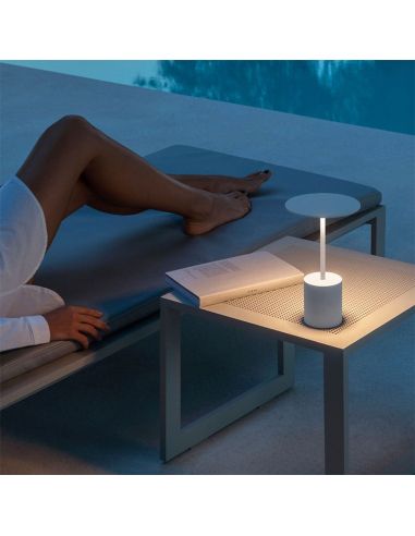 Lámpara LED de mesa portátil YORU recargable, colores - 2700K, 400Lm, 2.6W ambiente, interior y exterior