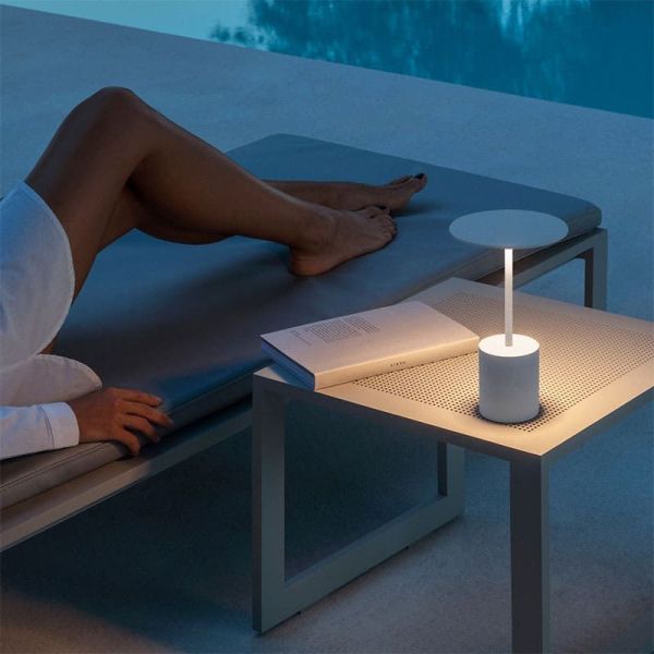 Lámpara LED de mesa portátil YORU recargable, colores - 2700K, 400Lm, 2.6W ambiente, interior y exterior