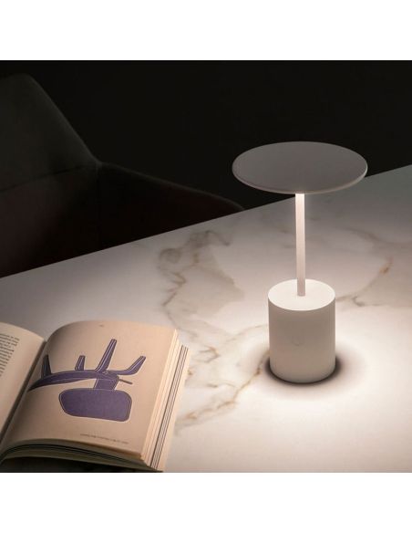 Lámpara LED de mesa portátil YORU recargable, colores - 2700K, 400Lm, 2.6W ambiente, interior y exterior