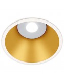 Downlight LED Encastrable Rond Lex Eco 1 Or Blanc Noir Mat Gris Orange Environnement Décoratif Unique | leonleds