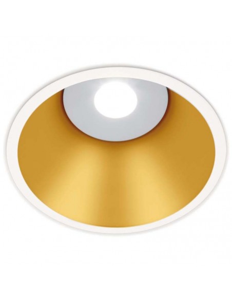 Downlight LED Encastrable Rond Lex Eco 1 Or Blanc Noir Mat Gris Orange Environnement Décoratif Unique | leonleds