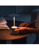 Lámpara LED de mesa portátil YORU recargable, colores - 2700K, 400Lm, 2.6W ambiente, interior y exterior