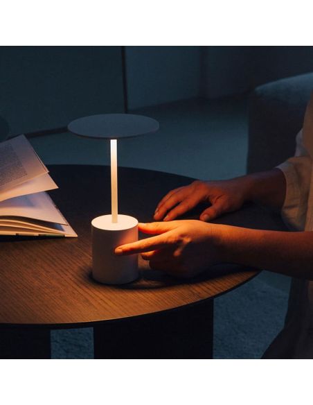 Candeeiro de mesa LED portátil recarregável YORU, cores - 2700K, 400Lm, 2,6W ambiente, interior e exterior