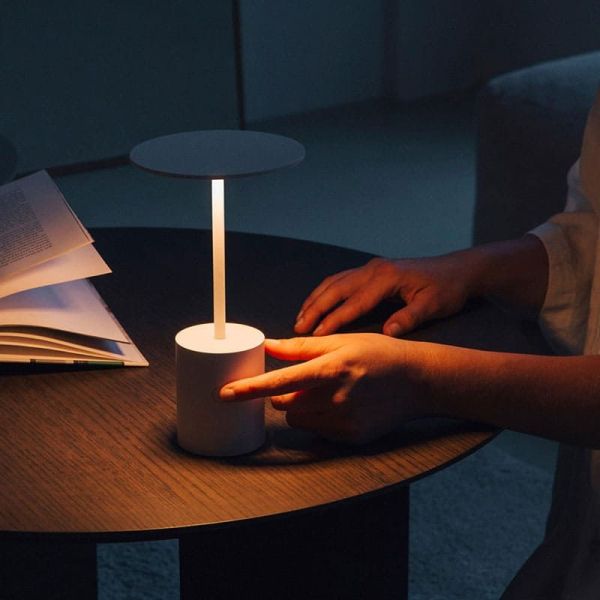 Lámpara LED de mesa portátil YORU recargable, colores - 2700K, 400Lm, 2.6W ambiente, interior y exterior