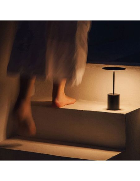 Candeeiro de mesa LED portátil recarregável YORU, cores - 2700K, 400Lm, 2,6W ambiente, interior e exterior