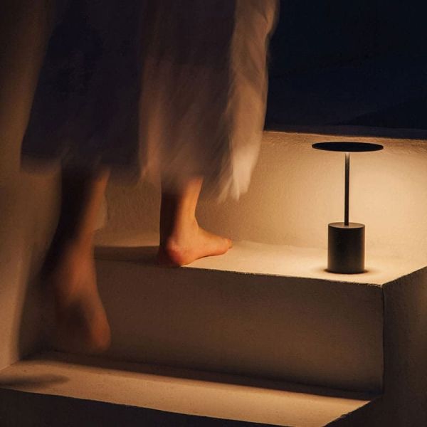 Lámpara LED de mesa portátil YORU recargable, colores - 2700K, 400Lm, 2.6W ambiente, interior y exterior