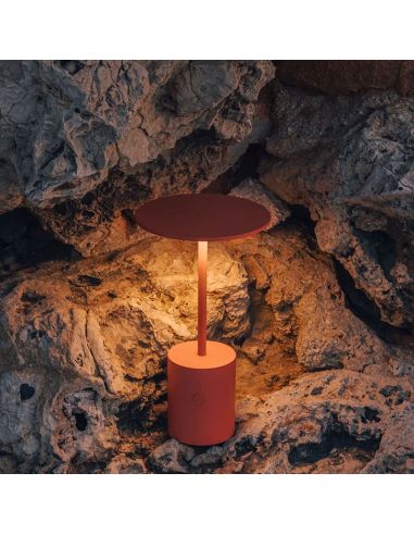 Lampe de table LED portable rechargeable YORU, couleurs - 2700K, 400Lm, 2,6W ambiante, intérieure et extérieure