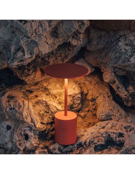 Lampe de table LED portable rechargeable YORU, couleurs - 2700K, 400Lm, 2,6W ambiante, intérieure et extérieure