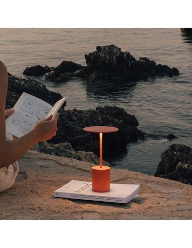 Lampe de table LED portable rechargeable YORU, couleurs - 2700K, 400Lm, 2,6W ambiante, intérieure et extérieure