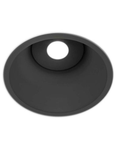 Downlight LED Redondo Rebaixado Lex Eco 1 Ouro Branco Fosco Preto Cinza Laranja Ambiente Decorativo Exclusivo | leonleds