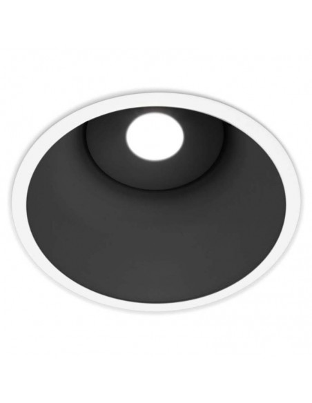 Downlight LED Redondo Rebaixado Lex Eco 1 Ouro Branco Fosco Preto Cinza Laranja Ambiente Decorativo Exclusivo | leonleds