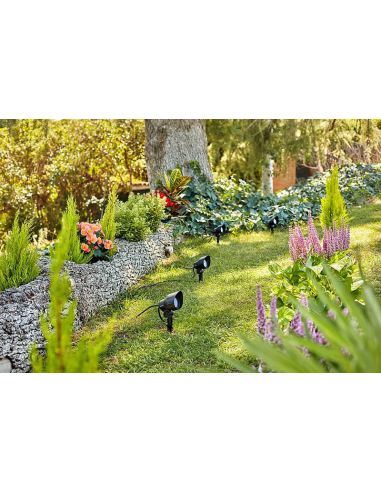 Pack 3 unités. Spot extérieur à LED LV Spot Garden Link avec câble et prise 8719514477353 | LéonLeds