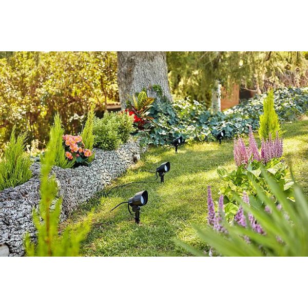 Pack 3 unités. Spot extérieur à LED LV Spot Garden Link avec câble et prise 8719514477353 | LéonLeds