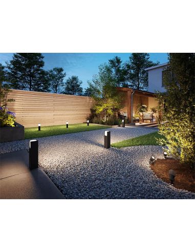 Pack 3 Unds. Foco de estaca LED para exterior LV Spot Garden Link con cable y enchufe 8719514477353 | LeonLeds