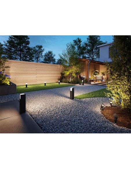 Pack 3 Unds. Foco de estaca LED para exterior LV Spot Garden Link con cable y enchufe 8719514477353 | LeonLeds