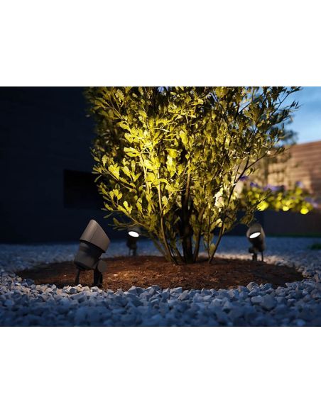 Pack 3 unités. Spot extérieur à LED LV Spot Garden Link avec câble et prise 8719514477353 | LéonLeds