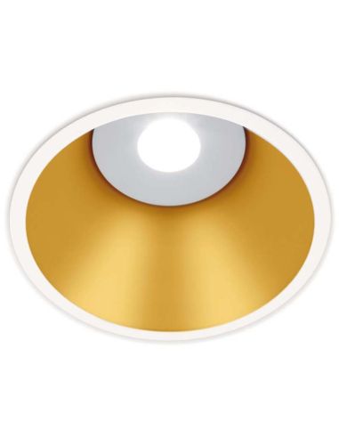 Arkos Light 18W Lex Eco 2 Redondo Redondo LED Downlight Branco Dourado Preto Mate Cinza Laranja Vermelho | leonleds