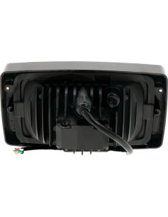 Farol frontal retangular embutido em LED com farol alto, farol baixo, posição e luz diurna | LeonLeds 2