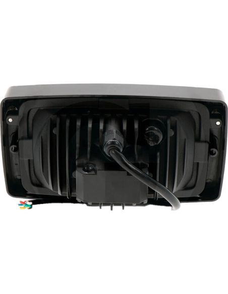 Faro LED rectangular empotrable Delantero con Luz de Carretera, Luz de Cruce, Posición y Luz Diurna | LeonLeds