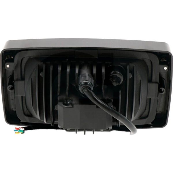 Faro LED rectangular empotrable Delantero con Luz de Carretera, Luz de Cruce, Posición y Luz Diurna | LeonLeds