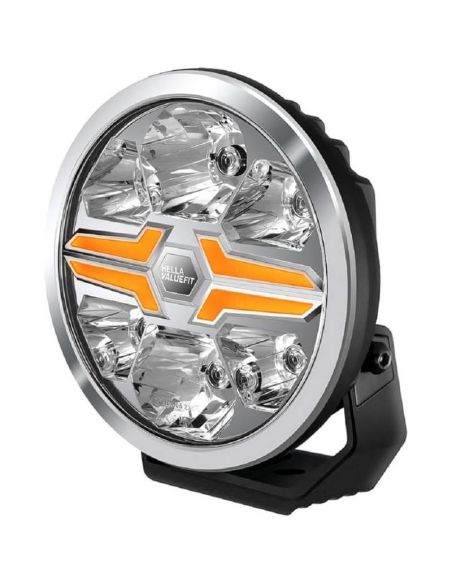 Phare LED rond longue portée homologué 7" Feu de position blanc et orange R10 ECE-R149 et ECE-R148 25 Hella | LeonLeds