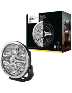 Faro LED redondo largo alcance Homologado 7" Luz de Posición Blanca y Ambar R10 ECE-R149 y ECE-R148 25 Hella | LeonLeds