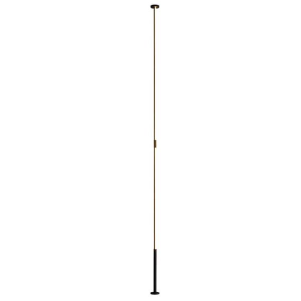 Candeeiro de pé vertical preto 7354 Mantra | LeonLeds