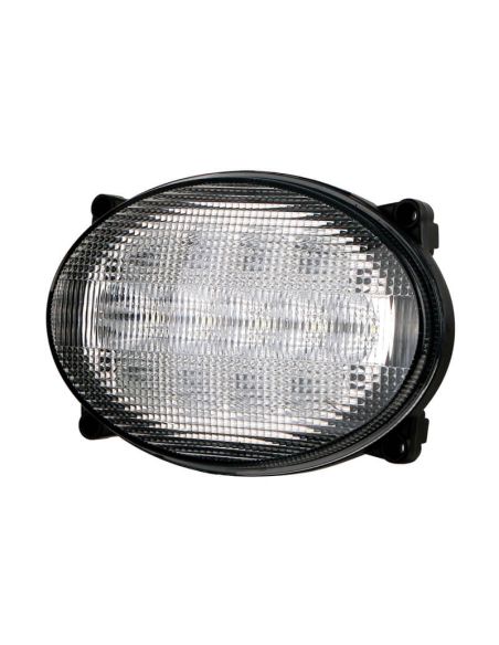 Farol LED oval embutido John Deere 7020 7030 8020 8030 e série R Agropar | LeonLeds