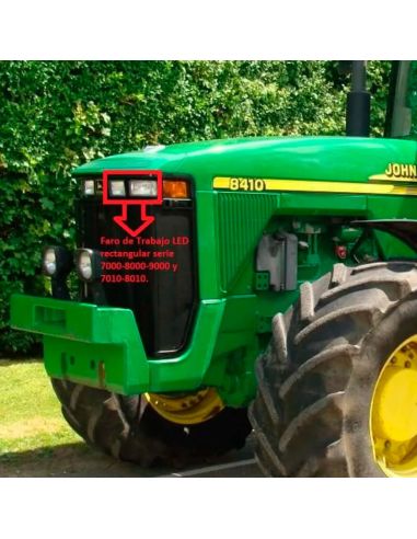 Farol LED retangular John Deere Série...