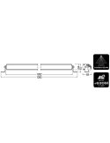 Barra LED de 120Cm FX1250-CB SM GEN 2 176W LEDDL134-CB SM + de 630 Metros Homologación 2 X R149 Ref. 50 + 50 Osram | LeonLeds