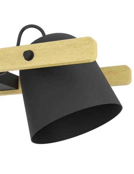 Lámpara de techo con 4 focos conectada Hornwood-Z Led Integrado RGB+TW 2.200Lm Eglo | LeonLeds