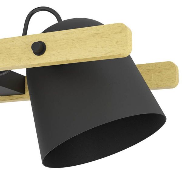 Plafonnier avec 4 spots connectés Hornwood-Z Led Intégré RGB+TW 2 200Lm Eglo | LéonLeds