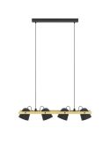 Plafonnier avec 4 spots connectés Hornwood-Z Led Intégré RGB+TW 2 200Lm Eglo | LéonLeds
