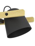 Lámpara de techo LED industrial conectado con 4 focos Hornwood-Z RGB+TW 2.200Lm | LeonLeds