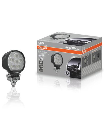 Faro de trabajo redondo LED 2000Lm 20W 12V 24V  ECE R10 y ECE R148 VX100-WD LEDWL106-WD Marcha Atrás | LeonLeds
